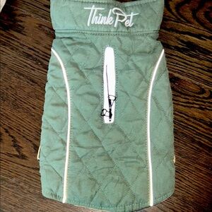 Think Pet Quilted Green Dog Jacket